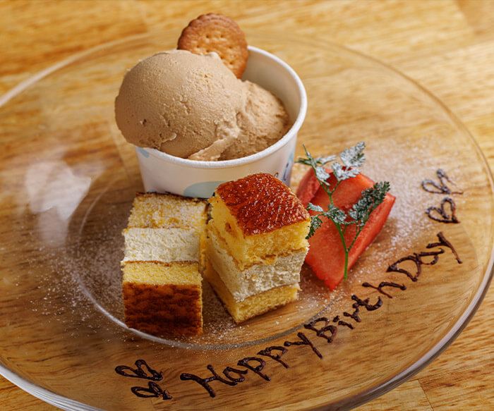 お誕生日プレート