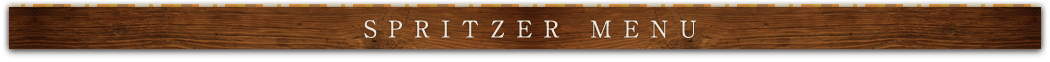 SPRITZER MENU